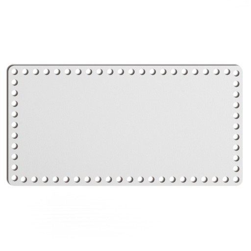 biely základný košík dno 19x37cm HDF obdĺžnik