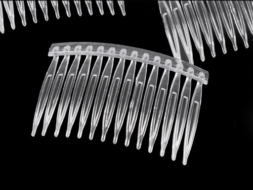 HREEN NA VLASY, CLEAR hrebeň, barrette, clip