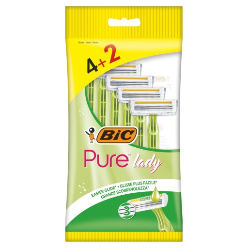 BIC PURE LADY Holiaci strojček 6 ks.