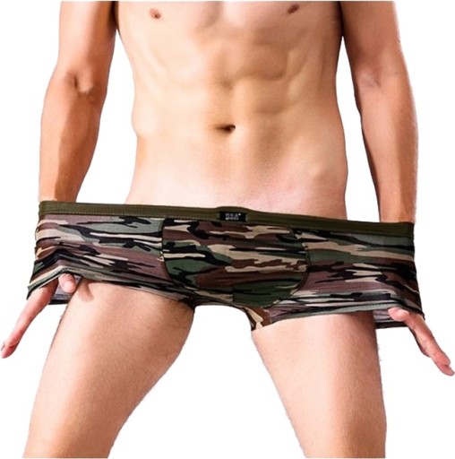 SEXY HNEDÉ CAMO BOXERKY 3XL