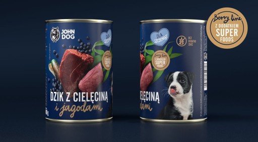 JOHN KRMIVO PRE ŠTENIATKA TEĽIAČIE DIVIAKA 400g