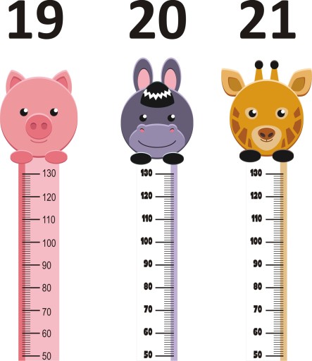 Nálepka MEASURE VÝŠKA