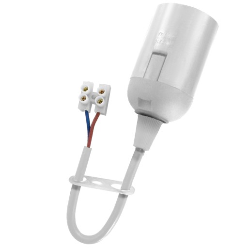 OPRAVNÁ LAMPA E27 BIELA 15CM S KOCKOU LH/E27