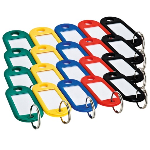 Prívesky Keychain Identifikátory kľúčov 20 kusov