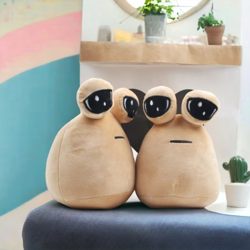 POU PLYŠOVÝ MASKOT PLYŠOVÁ PLYŠOVÁ HRAČKA MÔJ MIMOKRETSKÉ ZVIERATKO MÄKKÉ 25 CM