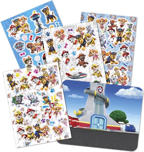Totum opakovane použiteľné nálepky na okná na autosklá, Paw Patrol