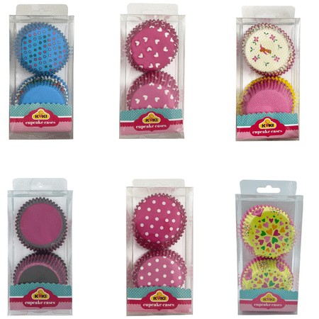 KUKI Muffin košíčky, muffinové košíčky, 1 balenie, 60 ks Rôzne prevedenia