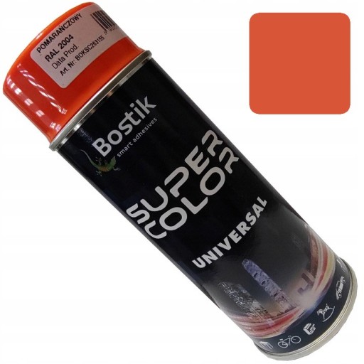 BOSTIK RAL2004 UNIVERZÁLNY LAK ORANŽOVÝ 400ML