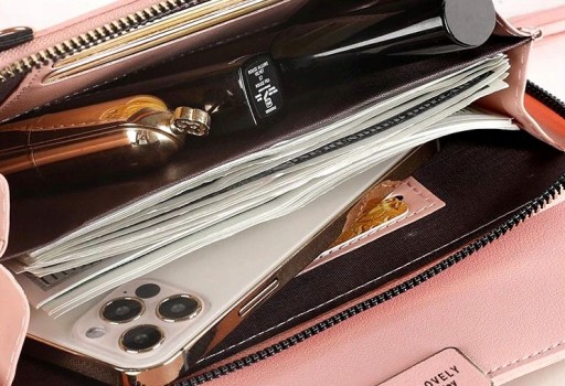 Malá Clutch Peňaženka, peňaženka, remienok na telefón