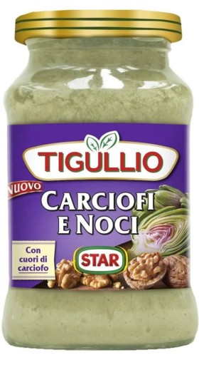 Talianska pesto omáčka Tigullio Artičoky a orechy 185g