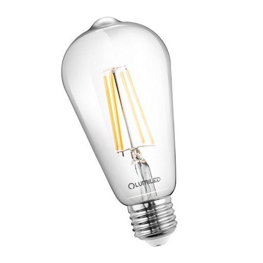 E27 EDISON ST64 LED žiarovka 8W = 60W 3000K Teplá FILAMENT DEKORATÍVNE RETRO