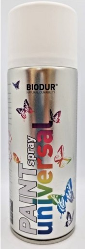 BIODUR Spray 400ml RAL 9010 Matná biela