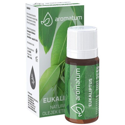 Prírodný eukalyptový esenciálny olej Aromatum z eukalyptovej aromaterapie