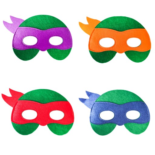 PLSTENÁ MASKA NINJA KORYTNAČKY RAPHAEL KARNEVAL