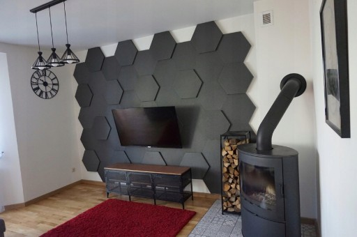 Šesťhranný nástenný panel 5cm Hexagon Acoustic šesťhranný stropný kryt