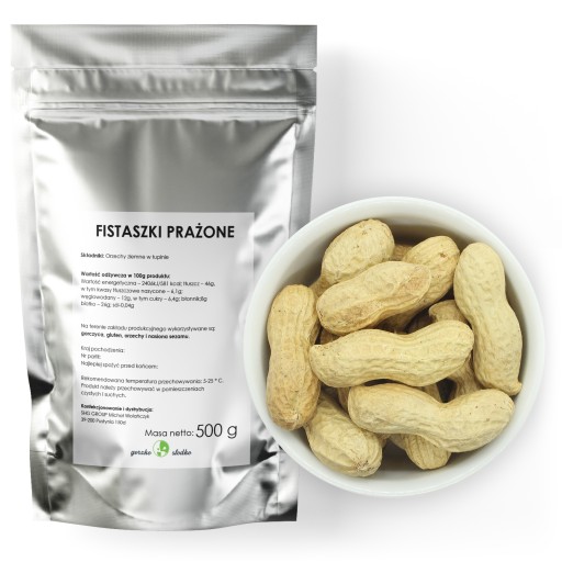 Arašidy pražené arašidy v škrupine 500g