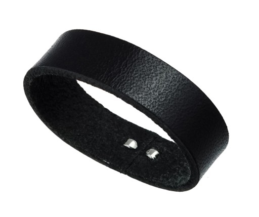 KOŽENÁ POUČKA NA OPASOK 4 CM, ČIERNA