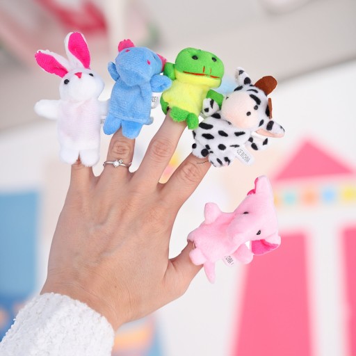 FIGER PUPPIES bábky plyšové zvieratká maskoti pre deti 10 ks.