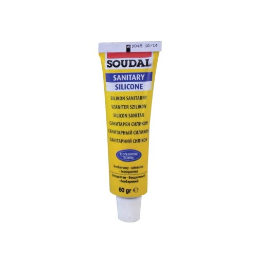 Soudal Sanitárny silikón, bezfarebný, 60g tuba