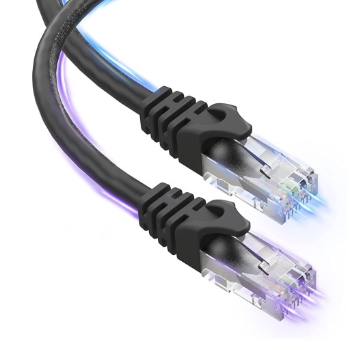 LAN ETHERNET KÁBEL KRÚBENÝ PÁR CAT 6E RJ45 1M