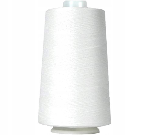 NITE NA STROJ OVERLOCK, BIELE 40/2