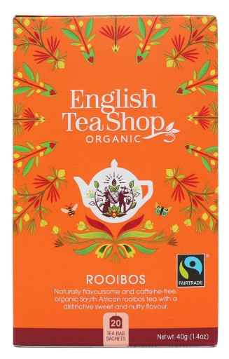 Rooibos čaj 20x2g BIO - English Tea Shop