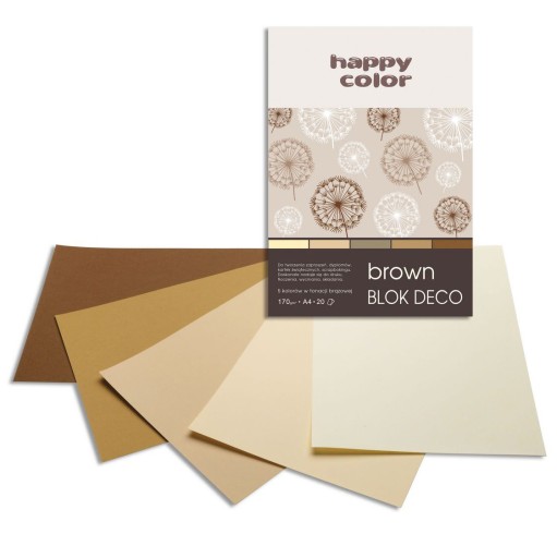 TECHNICKÝ BLOK A4 HAPPY COLOR 20 LIST 5 FAREB 170g/m2 STISKNUTIE