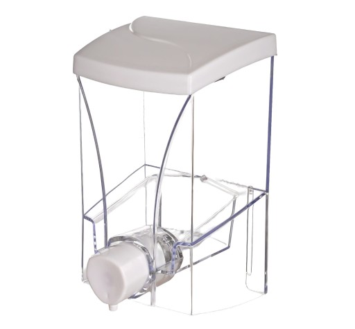 DÁVKOVAČ NA MYDLO GÉL NA MYDLO NA NÁSTENKU S TLAČIDLOM 500ml (T1)