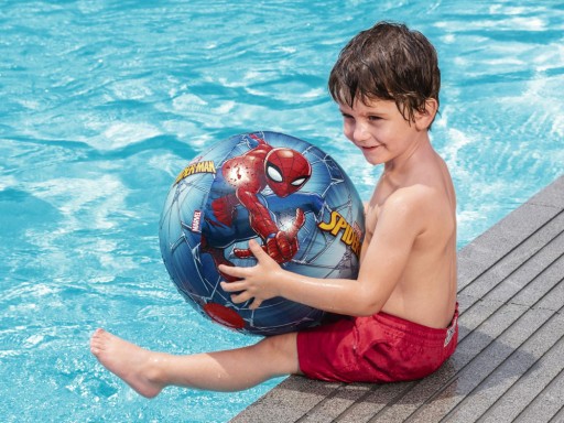 Nafukovacia plážová lopta Bestway Spiderman 98002
