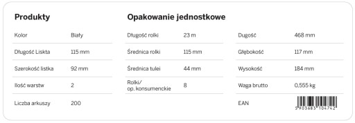 Toaletný papier Katrin Plus 200 listov 104749