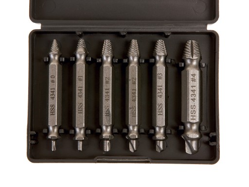 VYSÁVAČKY PRE PORUŠENÉ SKRUTKY SADA HSS