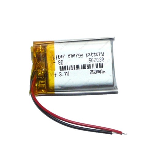 Nabíjateľná batéria Mp3 GPS RC 502030 250mAh