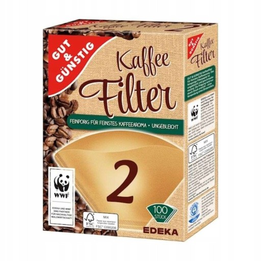 Kávové filtre G&G 2 pre kávovary na espresso, 100 kusov