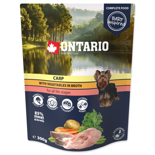 ONTARIO 300G KAPOR SO ZELENINOU MONOPROTEÍN
