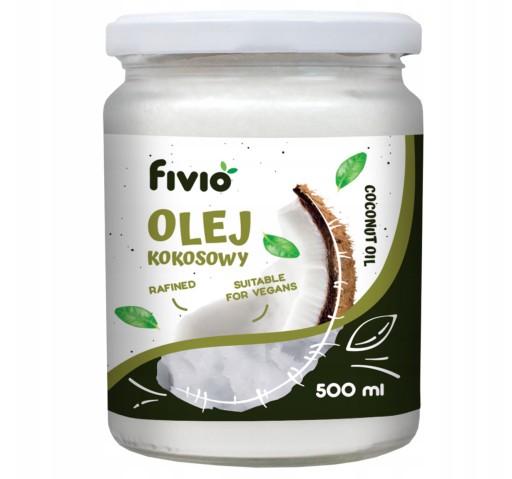 FIVIO RAFINOVANÝ KOKOSOVÝ OLEJ 500ml