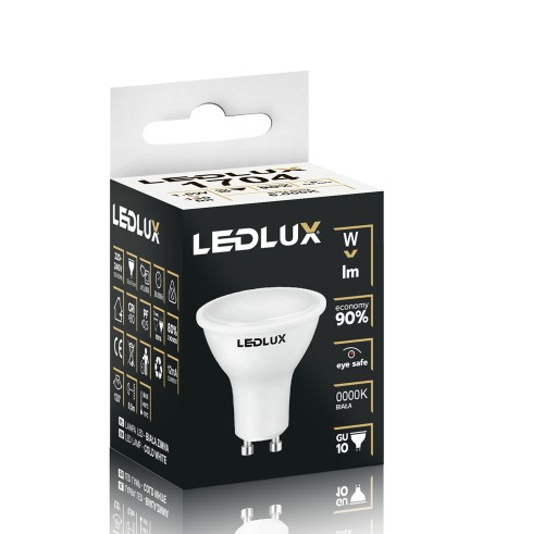Pohyblivé halogénové svietidlo SPOT OCZKO + GU10 LED 12W Set