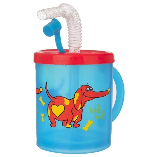 CHILD pohár, detská slamka, plastová tuba