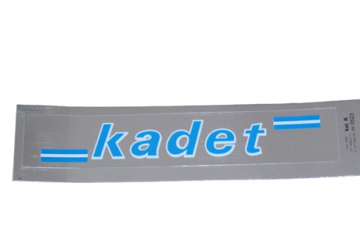 KADETOVÁ MODRÁ NÁLEPKA NA KRYT KRYTU