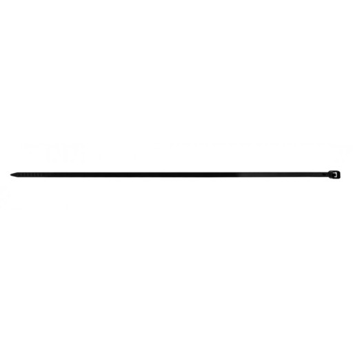 Sťahovacie pásky 2,5 x 100 mm, 100 ks, čierne