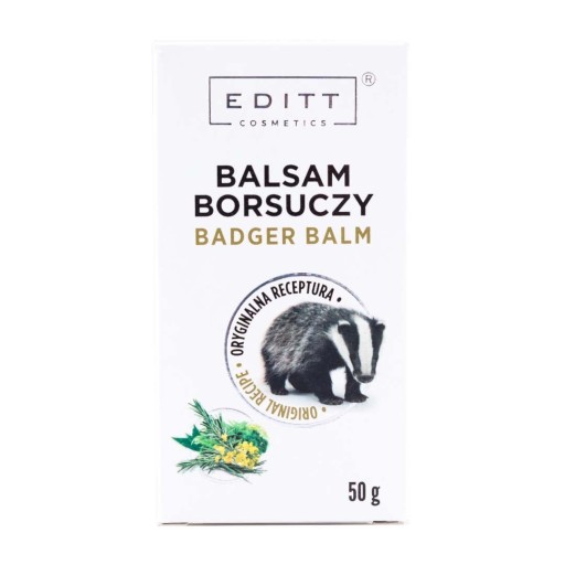 EDITT jazvečia balzamová masť pre lepšie dýchanie 50g