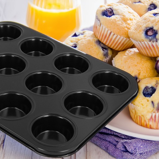 FORMA NA MUFFINY, formy na pečenie, plech na muffiny, 12x plech na muffiny