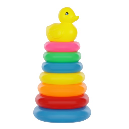 KAČIAČKA PYRAMÍDA S KOLESÁMI KAČICA MONTESSORI