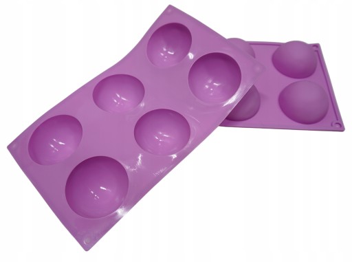SILIKÓNOVÁ FORMA NA PEČENIE PLÁŠKOV, VEĽKÉ POLOGULY