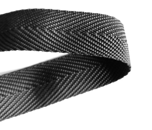 Orezávacia páska 2cm 20mm HERRINGBONE čierna