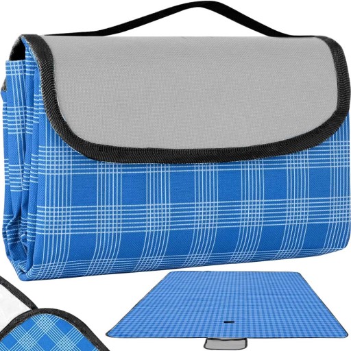 VEĽKÁ SKLADAČNÁ PLÁŽOVÁ PIKNIKOVÁ DEKA VODEODOLNÁ NA PIKNIK CAMPING 150x80