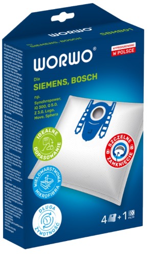 4x Sáčky do vysávača BOSCH GL-20 SIEMENS TYP G H