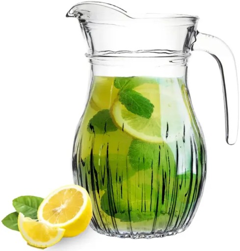 Sklenený džbán na vodu nápoje kompót Venus 1,2L