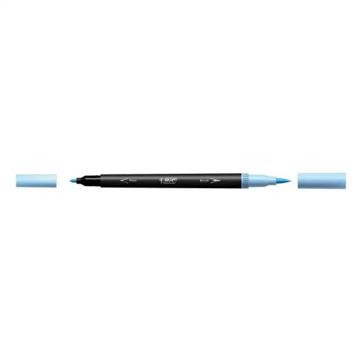 BIC Dual Tip obojstranný popisovač - PASTEL BLUE