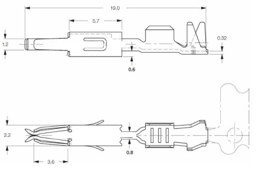 MPT 1,5 konektory / VW 000979019E / 10 ks