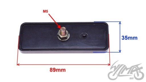 REFLEXNÝ PRVOK ČERVENÝ SKÚTER MOTOCYKEL GY6
